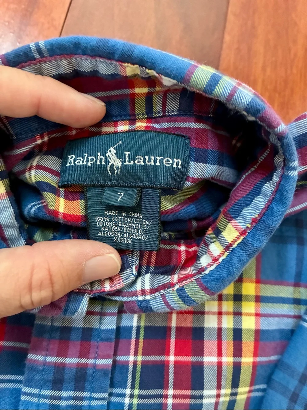 Ralph Lauren both shirts